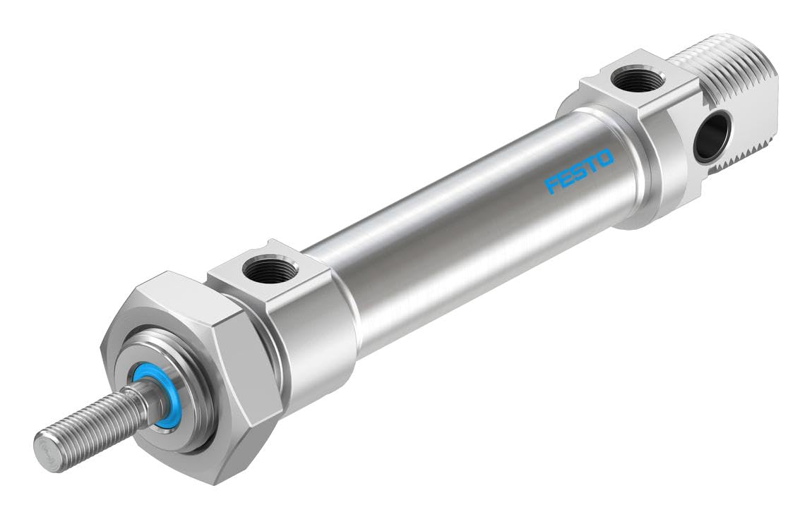 Festo DSNU-20-25-PPV-A ISO Cylinder, G1/8 Connection, 1-10 bar Pressure