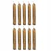 UNIQOOO Arts & Crafts Pack of 10 Glossy Antique Gold Sealing Wax Sticks with Wick for Wax Seal Stamp, Great for Embellishment of Cards Envelopes, Wedding Invitations, Wine Packages