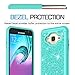 LeYi Compatible with Galaxy Sky Case,Galaxy J3V / J3 V/Amp Prime / J3 (2016) / Express Prime/Sol Case with Glass Screen Protector, Girls Glitter Bling Heavy Duty Case for Samsung Galaxy J3 TP Mint