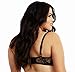 Dreamgirl Women's Plus Size Lace Open Cup Underwire Shelf Bra, Black, 40