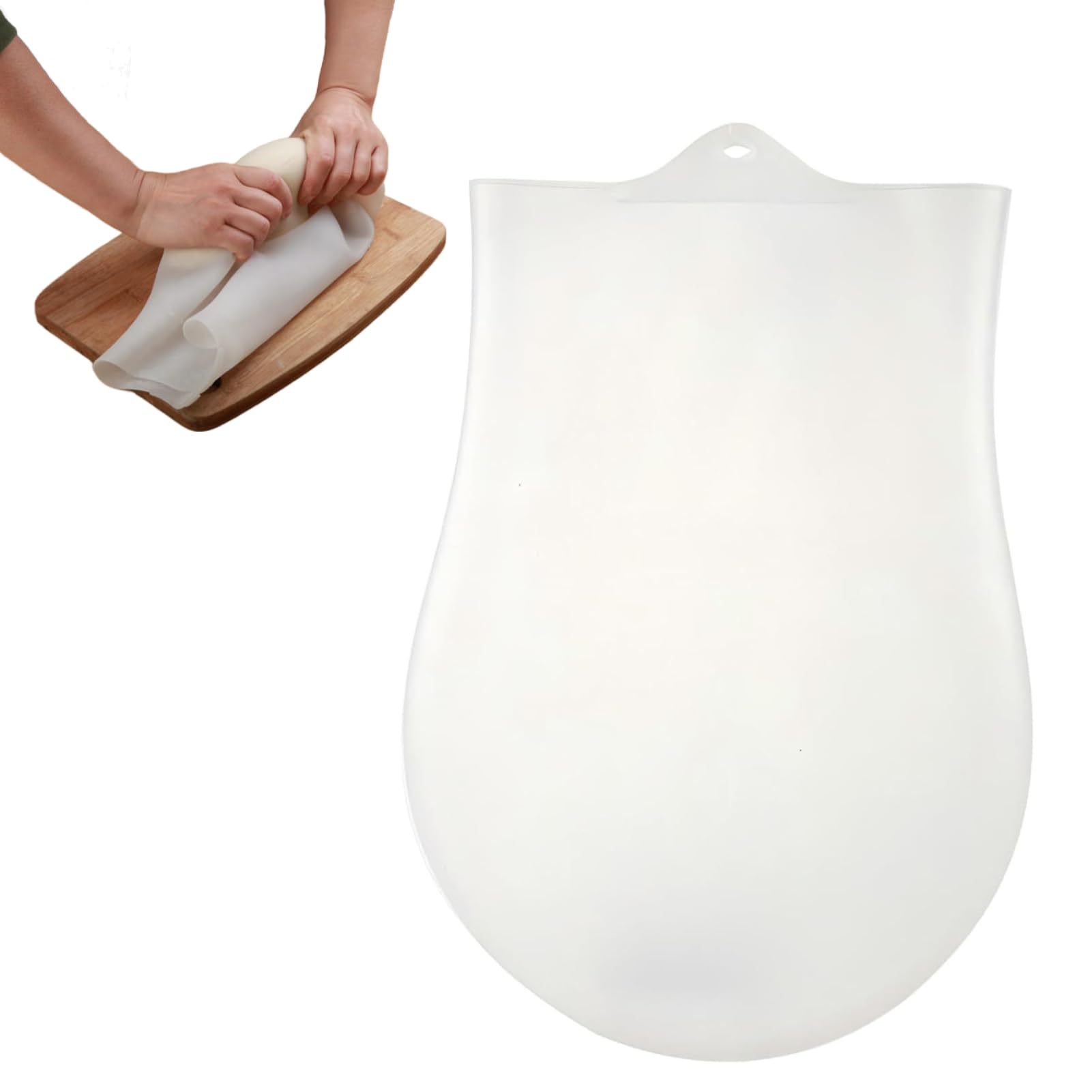 VIFERR Silicone Kneading Bag Reusable Kneading Dough Bag Soft Flour Mixing Preservation Bag with Belt Kitchen Baking Tool for Bread Pastry Cake