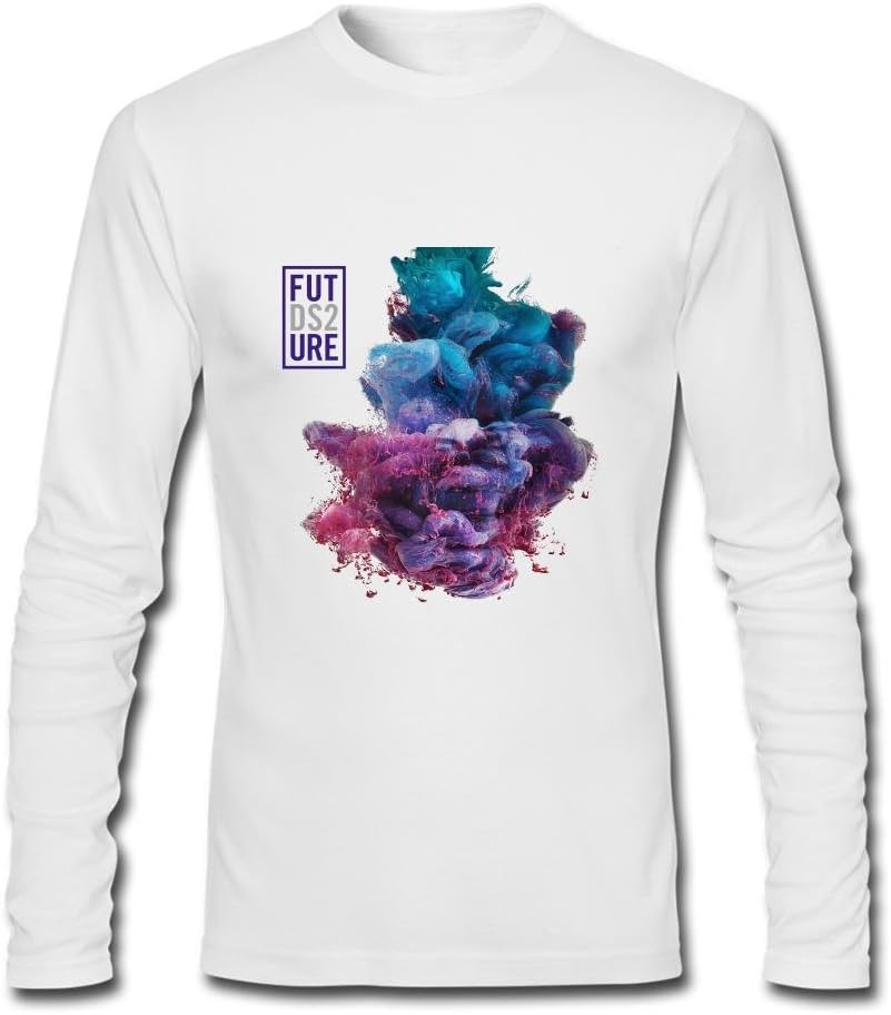ZhMao Men's Future DS2 Dirty Sprite 2 2015 Poster Long Sleeve T-Shirts Size XL White