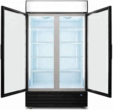 2 door display fridge