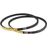 uxcell A25 Drive V-Belts 25" Pitch Length 13mm Width 8mm Thick JIS Standard A-Section Rubber Drive Transmission Belt 2pcs