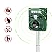 Aspectek - Effective Solar Battery Powered Ultrasonic Oudoor Pest and Animal Repeller, Pest and Animal Control Rodent, Raccoon, Deer, Birds, Cats, Dogs, Mice Repellent - Motion Activated