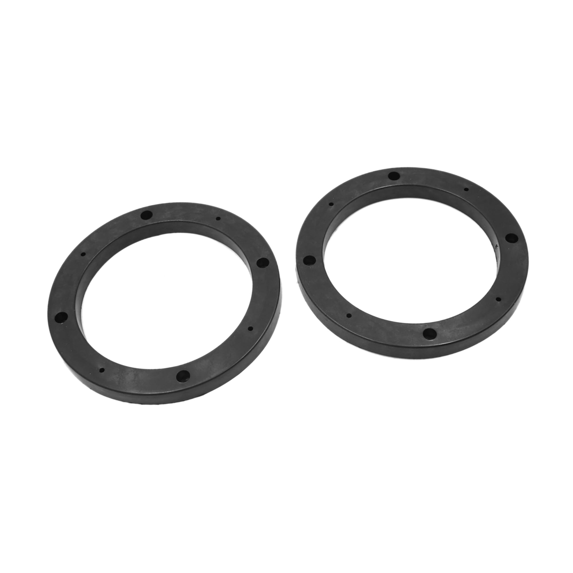 A ABSOPRO Stereo Speaker Spacer Mount Adapter Ring Bracket Black (Set of 2)