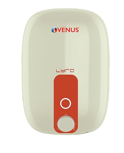 Venus Lyra 25R 25-Litre Storage Water Heater (Ivory/Orange)