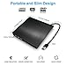 1895 Animo External DVD Drive USB 3.0,Slim CD DVD-RW Optical Drive Burner Writer,Compatible with Windows 10/8 / 7 Linux OS Apple Mac Laptop Desktop PC
