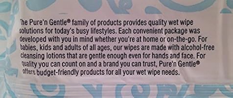 pure n gentle fragrance free wipes