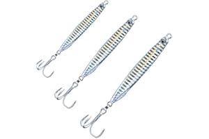 NAVICATCH Saltwater Fishing Lures Fishing Jigs Fishing Spoons for Bluefish, Striped bass, Mackerel East Coast