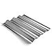 Ohomr No-stick French Bread Pan for Baking Baguettes Metallic Perforated Wave Loaf Bake Mold 4 Gutters Baguette Pan