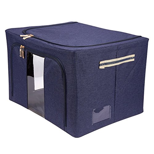 Collapsible Storage Bin Foldable Stackable Storage Box, Cube with