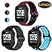 CAVN 3-Pack Bands Compatible with Fitbit Versa Smartwtach for Men Women, Sweat Resistant Replacement Accessory Strap Bracelet (L/6.8