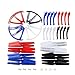 Coolplay 4 Colors Syma X5SC X5SW Main Blade Propellers & Protectors Frame & Landing Skid Included Mounting Screws for RC Mini Quadcopter Toy