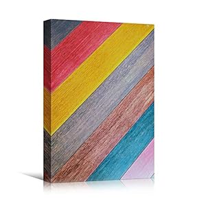 signwin Canvas Wall Art Geometrical Patterns Abstract Colorful...