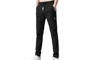 Lisgai Blue Chic Store Unisex Ultra Stretch Quick Drying Pants Ice Silk Breathable Pants Elastic Waist Stretch Active Trouser