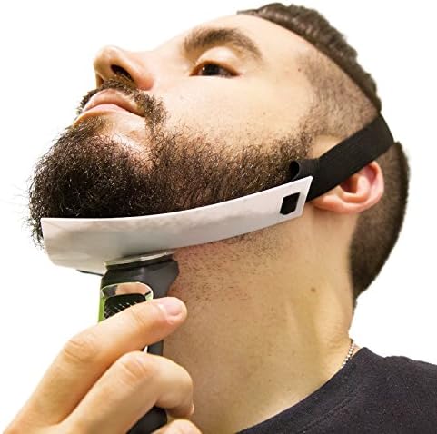 AberliteBeardShaperFlexShaperNecklineguideHandsFree&FlexibleTheUltimateNecklineBeardShapingTemplateBeardTrimmerToolLineupStencilKit(White)