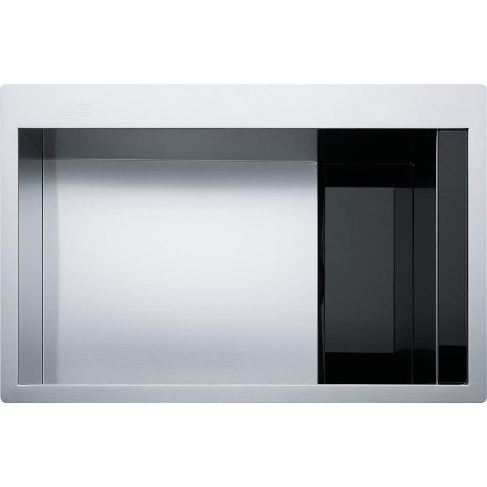 Franke clv-210 – Sink Undermount Sink, Square, Stainless Steel, Black)