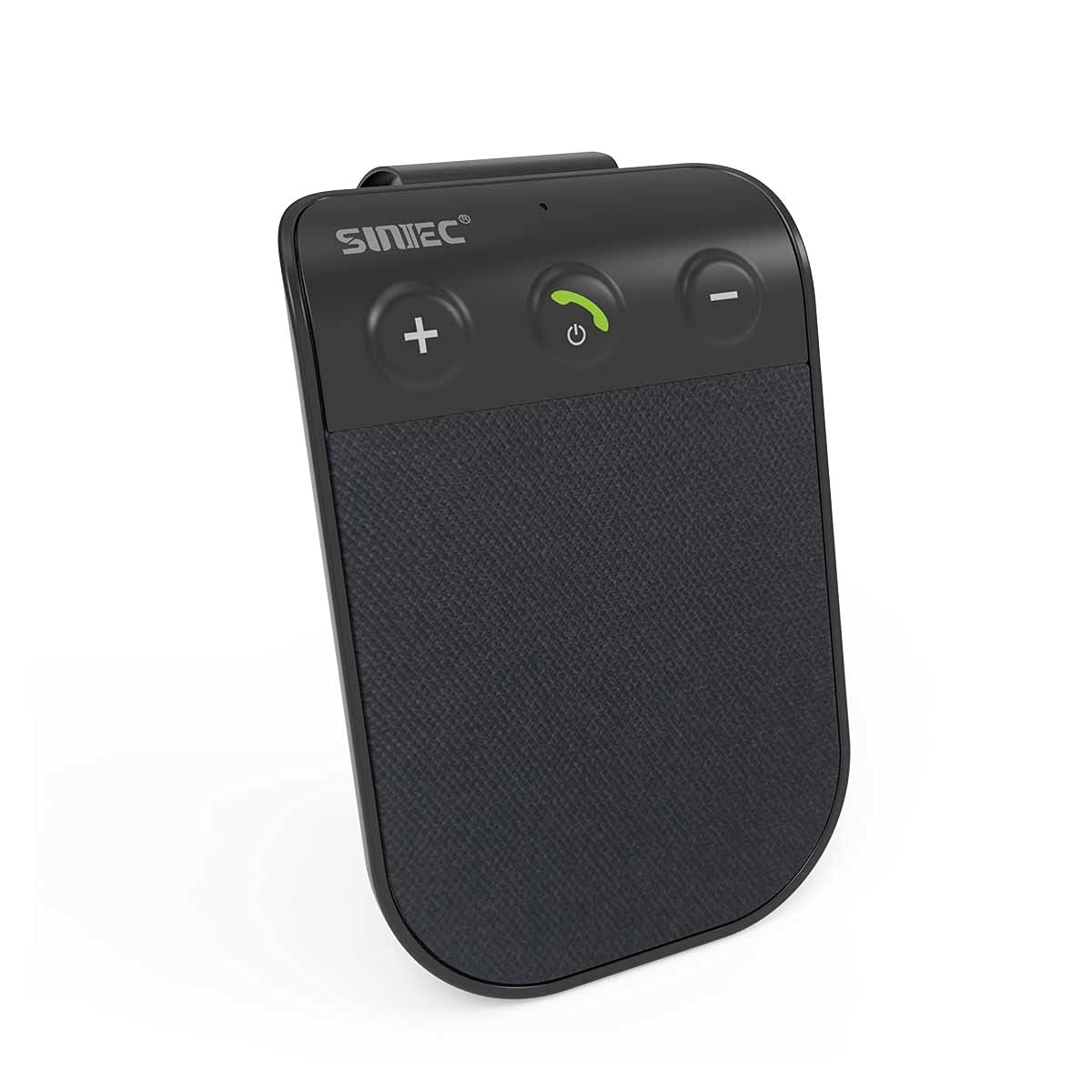SUNITEC Hands Free Car Phone Kit - Bluetooth Handsfree Car Kit Support 2 Phones Connection Siri Voice Assistant Hands Free Speaker with Visor Clip - BC936SA
