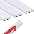 Hungbak Peel and Stick Tile Edge Molding, Flexible Finish Trim for Wall Border, Mirror Frame, Kitchen Backsplash Edging (White, 10ft x 0.4in)