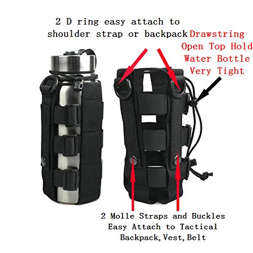 water bottle holder attach backpack