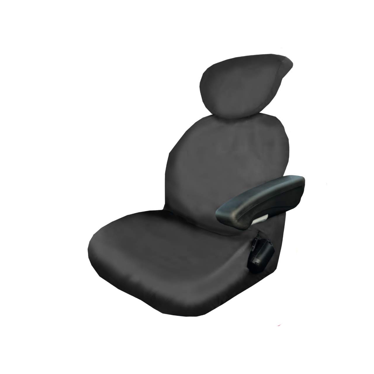 XtremeAuto Tractor Seat Cover Black With Blue Stripe Detailing