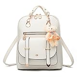 Soft Leather Backpack Lovely Schoolbag Shoulder Bag Sports Knapsack for Women