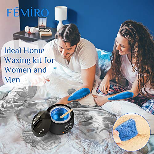 Femiro FE-07 Waxing Kit, Wax Warmer Hard Wax Beans Hair Removal Kit with Wax Treatment Spray for Women Men At Home Waxing - Thumbnail 6