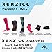 NEWZILL Medical Compression Socks for Women & Men Circulation 20-30 mmHg, Best for Running Athletic Hiking Travel Flight Nurses (Rainbow Stripes, XXL)