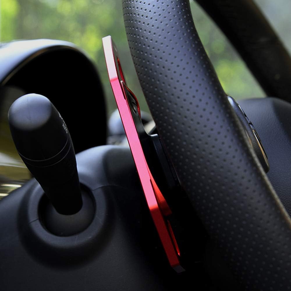 Sbcx Fur Benz Smart 451 453 Fortwo Forfour Auto Lenkrad Schaltwippen Aluminiumlegierung Auto Styling Zubehor Auto Motorrad Lenkradhullen