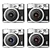 CAIUL Camera Gradient Color Lens Filter Compatible with Fujifilm Instax Mini 90 Camera, Set of 4