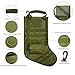 Tactical Christmas Stocking Bag Military Dump Drop Magazine Storage Bag EDC Molle Pouch for Christmas Decoration Gifts Outdoor Hunting Shooting Military, Green
