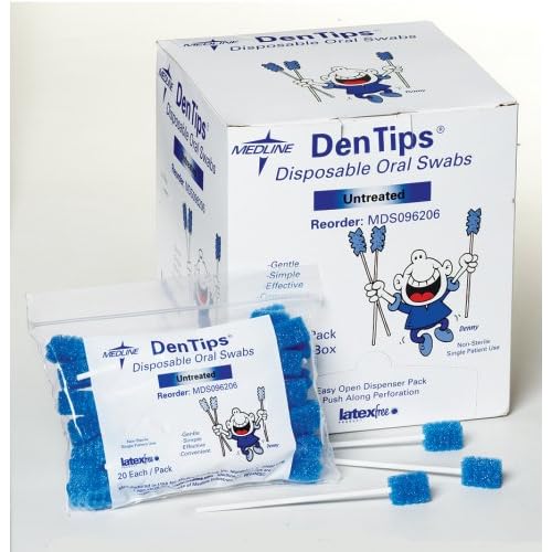 Dentips - Untreated Oral Care Swabs (Box of 250) image
