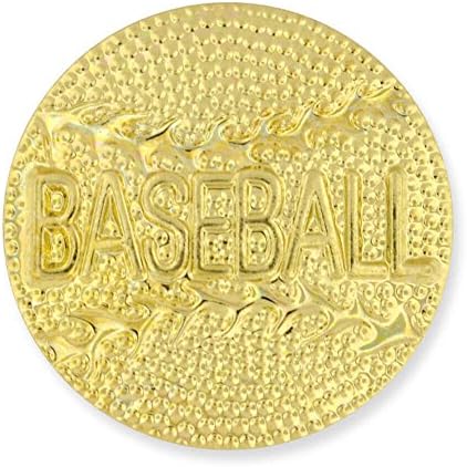 JDS Industries Gold Plated Baseball Chenille Sports Lapel Pin