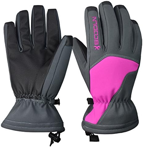 Winter Ski Gloves for Men and Women - Waterproof Snowboard Skiing Full Finger Warm Snow Gloves / Outdoor Windproof Snowproof Camping Hiking Climbing Cycling Athletic Gloves