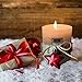 Anjou Scented Candle, Sweet Sour Fruity Smell, 7 oz Glass Jar Stress Relief, Made from 100 Percent Natural Soy Wax and Cotton Wick, Ideal Romantic Gift for Men and Women, Christmas Decor, White