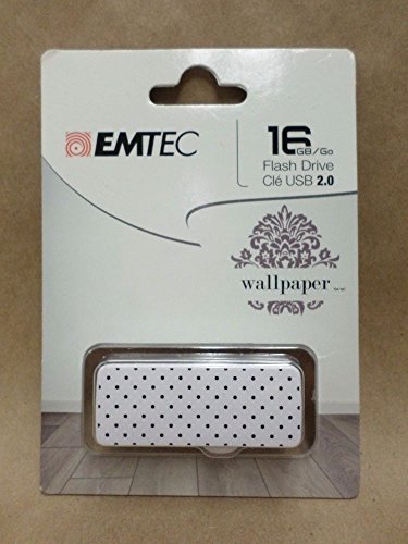 Emtec 16GB USB 2.0 Flash Drive Wallpaper Black Dot