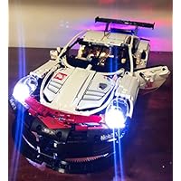 EDCAA Light Kit for Technic Porsche 911 RSR Block Brick Car Building Set Compatible with Lego 42096 (Not Include Model)