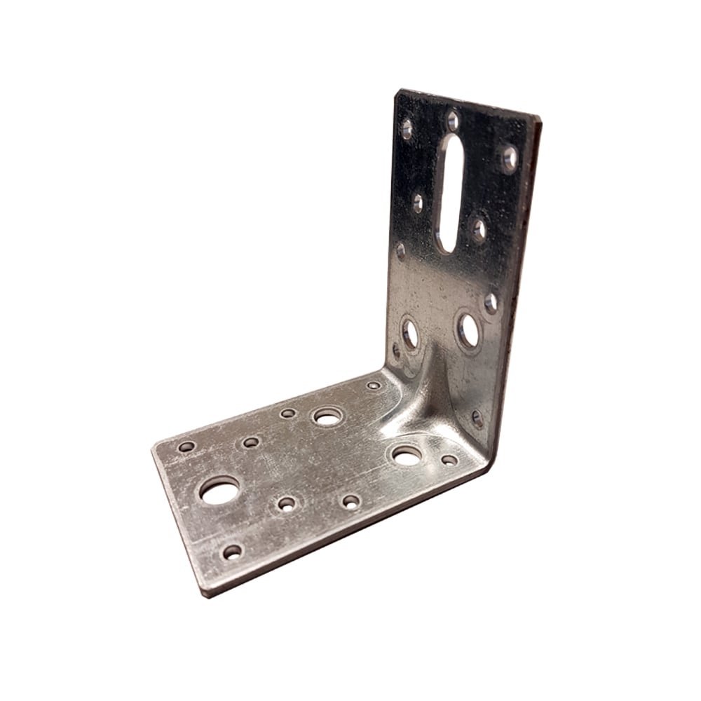 Angle Bracket Heavy Duty Reinforced Corner Brace 90 x 90mm L Bracket