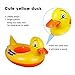 Jellydog Duck Baby Floats, Cool Squawking Baby Inflatable Pool Float, Kids Summer Swim Ring, Safe Seat Boat for Age 1-3 Years