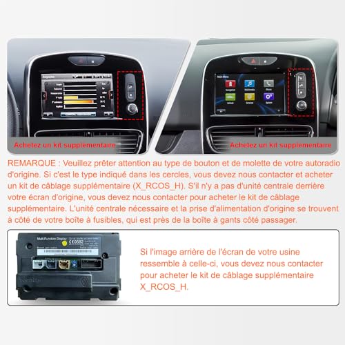 ACAVICA Car Radio Renault Clio 4 Android 15 4+64 GB, 10.1 Inch with Wireless CarPlay Android Auto, Bluetooth 5.4 Stereo GPS WiFi 6.0 FM, for Renault Clio 2012-2018 Medianav (4Core/4+64GB)