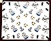 Fun in the Sun Beach Theme Nail Art 3D Stickers Decals Variety Pack of 3 /Palm Tree, Star Fish, Yacht, Stars, Flip Flop, Fish/ With Flower Stickers
