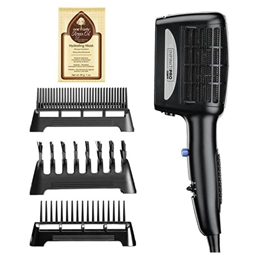 INFINITIPRO BY CONAIR 1875W 3-in-1 Ceramic Styler; 3 Attachments to Detangle/ Straighten/ Volumize - Image 3