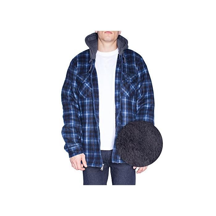 Buy Hoodie Flannel Fleece Jacket For 