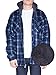 Walnut Creek Mens Fleece Lined Plaid Flannel Jacket