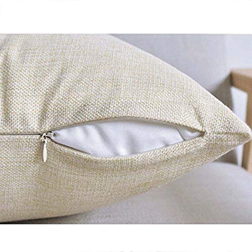 Mugod Decorative Throw Pillow Cover for Couch Sofa Home Decor,Winter Sketchy Graphic of a Downhill with Ski Elements in Snow Relax Calm View Blue White Pillow case 18x18 Inch - Thumbnail 5