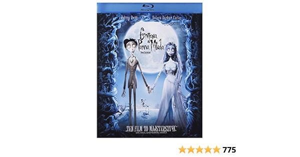 Amazon Com Tim Burton S Corpse Bride Blu Ray English Audio Subtitles Johnny Depp Emily Watson Tracey Ullman Paul Whitehouse Helena Bonham Carter Richard E Grant Christopher Lee Michael Gough Jane Horrocks Enn Reitel 