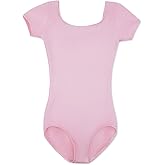 Capezio Capezio Short Sleeve Leotard - Girls, Pink, Small