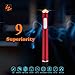 LORWING Mini Electric Lighter USB Rechargeable Windproof Flameless Safety Lighter Portable for Cigarettes with Gift Box (Red)