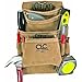 CLC Custom Leathercraft I923X Suede Carpenter's Nail and Tool Bag, 10 Pocket